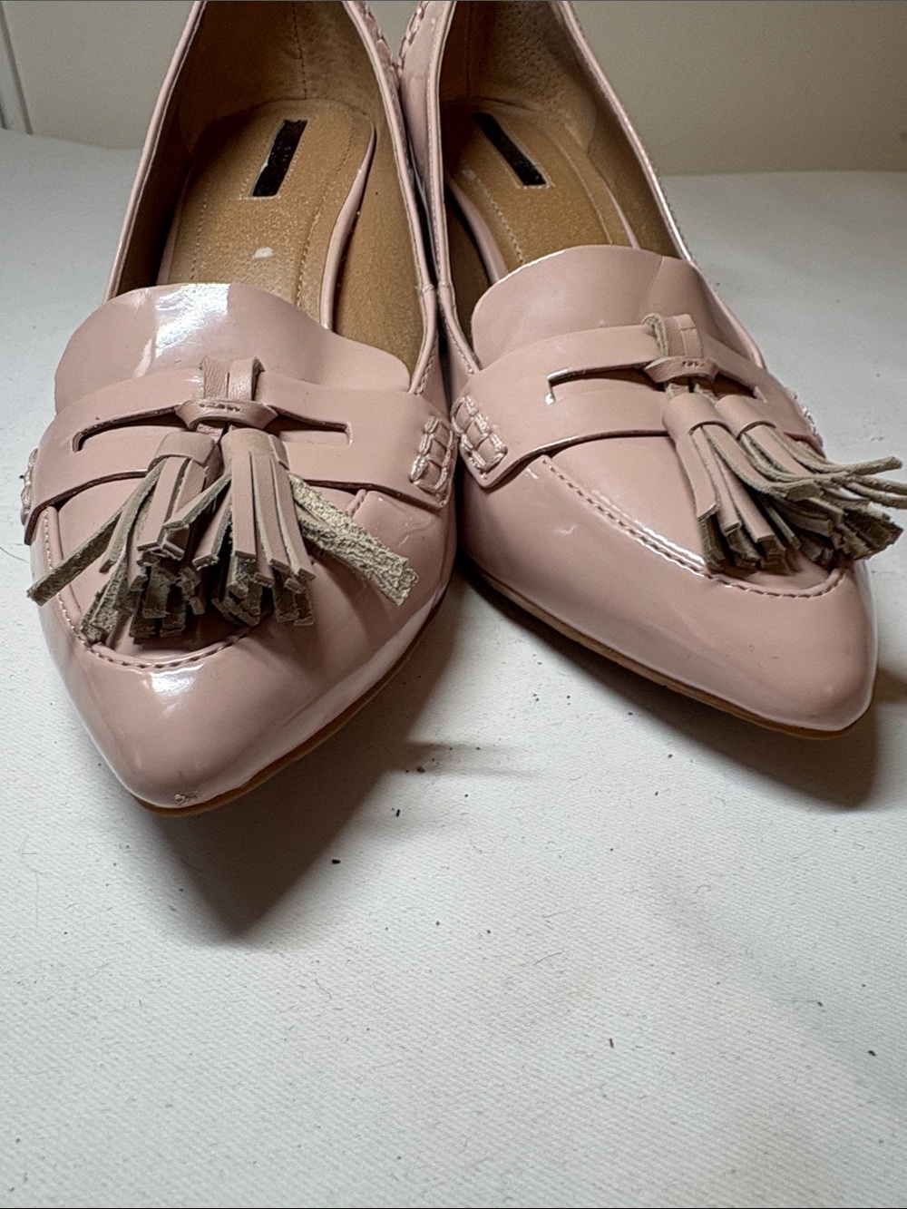 Tahari Blush Patent Heeled Pump Size 9 - Picture 4 of 11